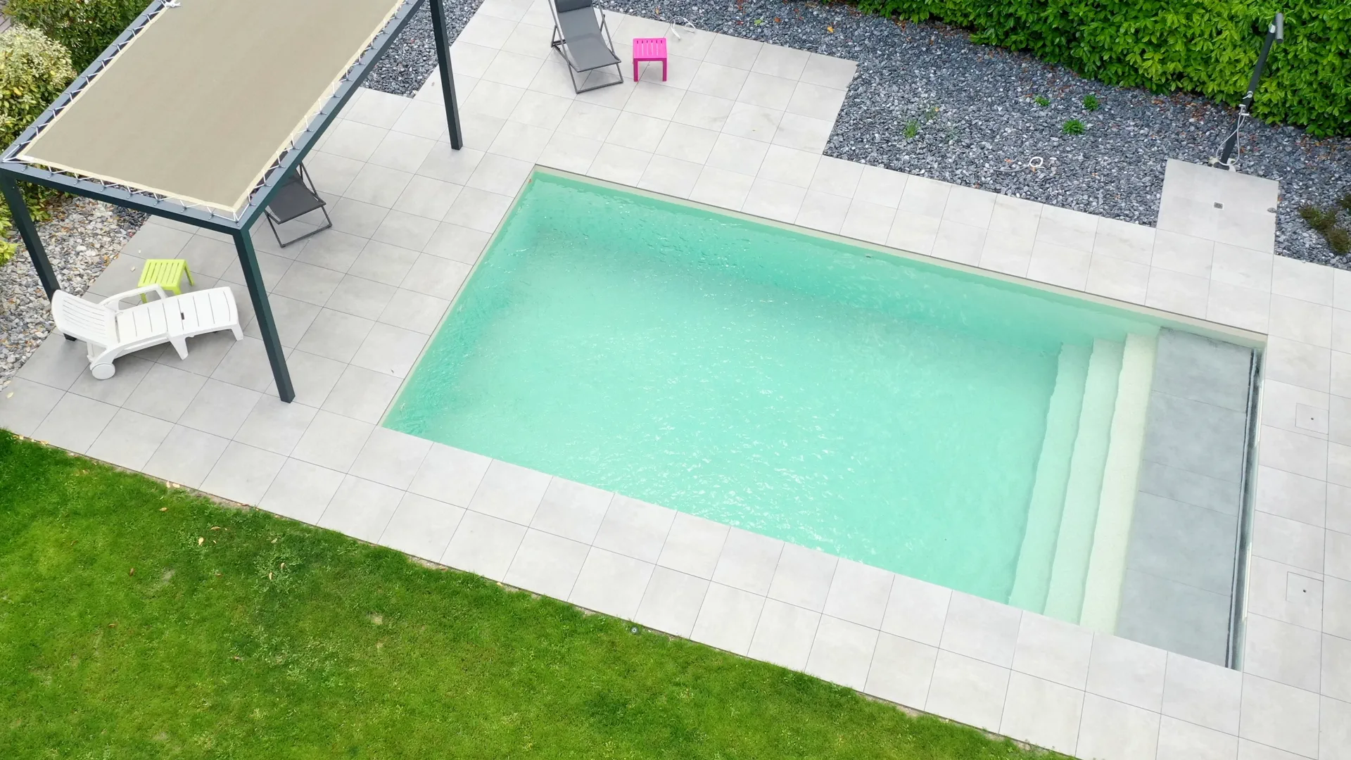Piscine en béton