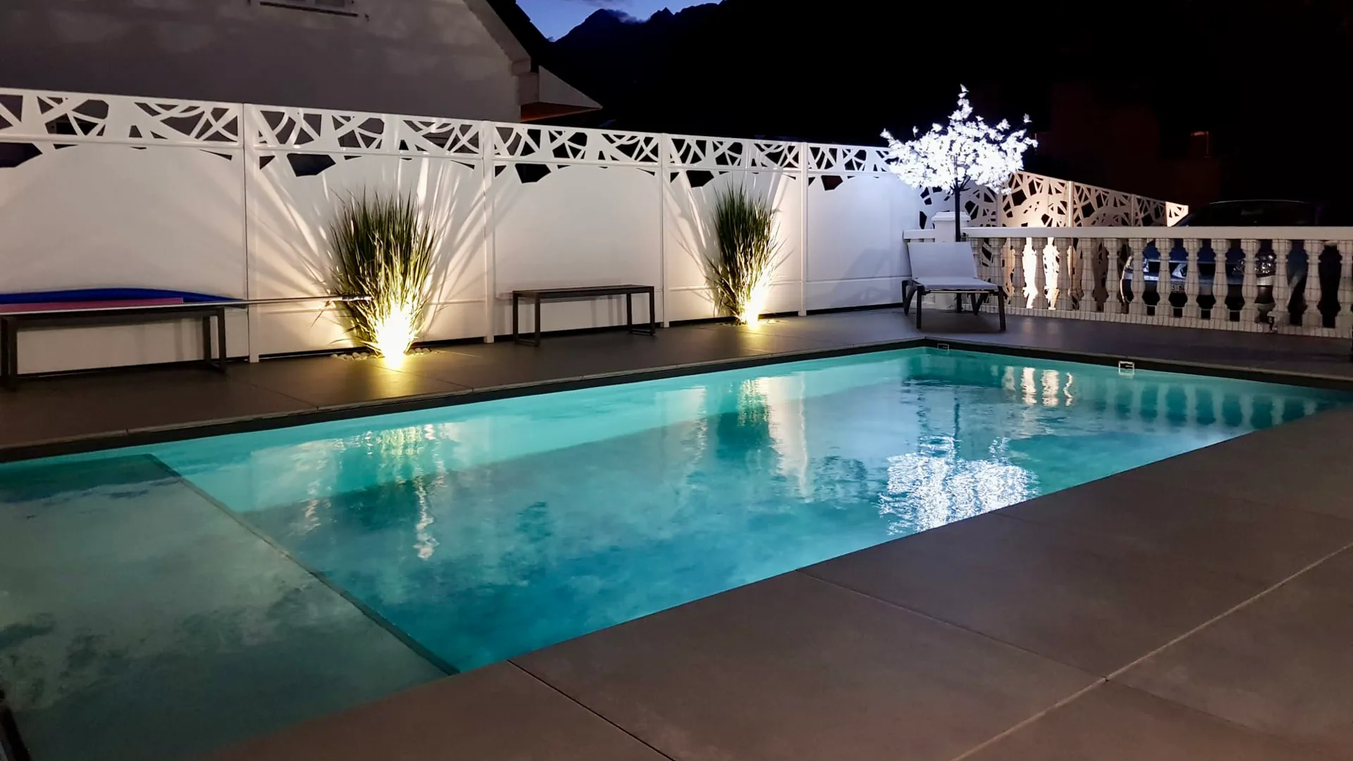 Piscine en béton